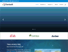 Tablet Screenshot of clerisoft.com